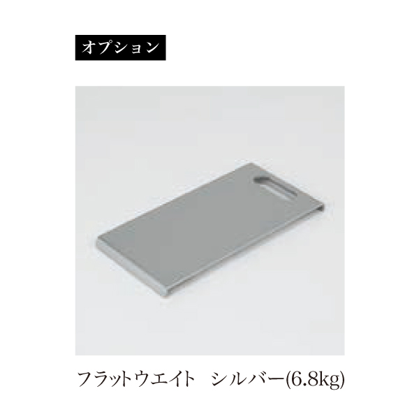 オプション品のフラットウエイトシルバー オプション品のフラットウエイトシルバー