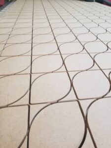 NCルーターでMDFカット