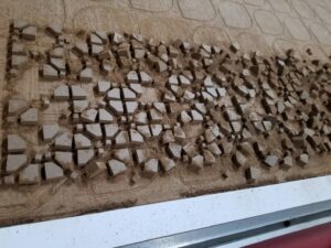 MDF組子カットくず