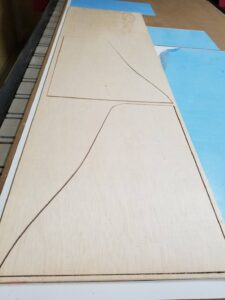 ランバ―コアをNCルーターでカット