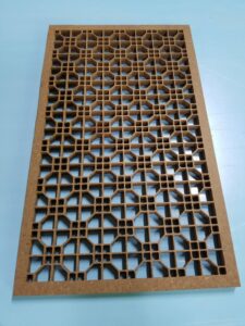 MDF9mm組子模様NCカット