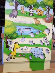 保育園や幼稚園用の遊具看板