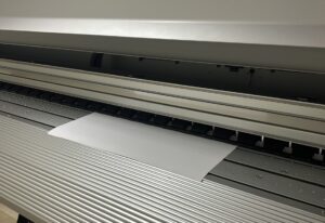 ターポリンを通した写真