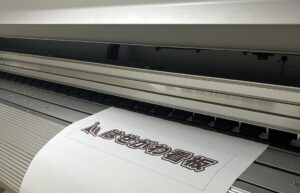 ターポリン印刷完了