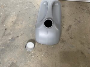 注水式ウエイトのキャップ